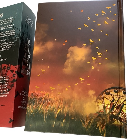 Jason Offutt The Girl In The Corn Duology Hardcover Signed Sprayed Edges New - Picture 5 of 13